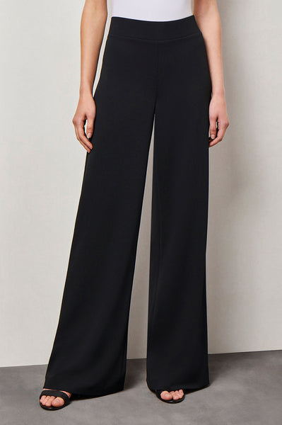 Muse by Magnolia Black Pleated Wide Leg Pants - FINAL SALE